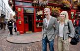 Couple exploring Dublin Ireland