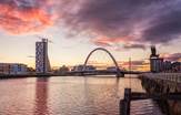 Clyde Arc Bridge Edinburgh Scotland Tour