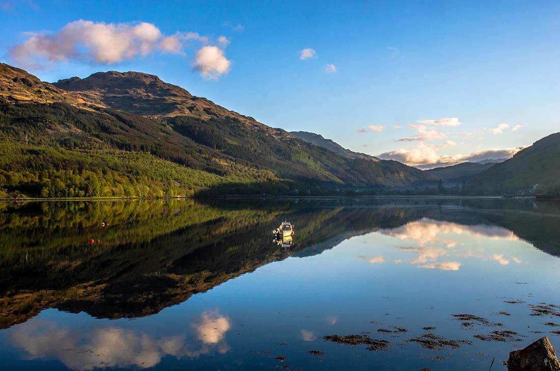 Loch Lomond cruise in Scotland